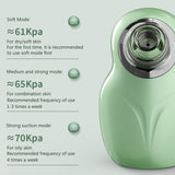 Vacuum Blackhead Device Hot Compress Blackhead Device Pore Clearing Acne Electric Facial Cleansing Beauty Device