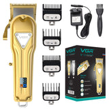 Cord/cordless professional hair clipper all metal barber hair trimmer beard electric hair cutting machine men haircut adjustable