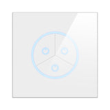 10A Wifi Smart Switch Wireless Wall Glasses Panel Touch Sensor Bluetooth Switch Voice Control Wall Power Switch for Smart Home