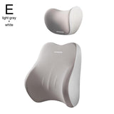 Car Cushion Seat Headrest Neck Pillow Back Pillow Lumbar Support Lower Back Pain Relief Orthopedic Pillow Car Accessories