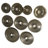 9Pcs/Set CJ0618 Household Small Lathe, Micro Lathe Gear, Metal Exchange Gear