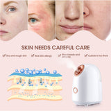 Hot Spray Face Steamer Beauty Spa Skin Care Atomizing Humidifier Hydrating Anti Aging Mist Sprayer Steam for Facial Cleaning