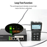 NF-488 PoE Checker Network Cable Breaker Finder RJ45 Network Cable Continuity Tester with Loop Test/Power Test/Lighting Function