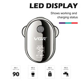 VGR waterproof powerful rotary electric shaver for men wet dry beard electric razor balds head shaving machine rechargeable