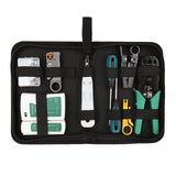 Stripping Crimping Pliers Network Repair Tool Kit LAN Cable Tester RJ45 Crimp Wire Cutter Screwdriver Maintenance Tools Set Bag