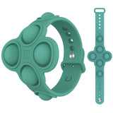 Portable Press Decompression Toys Fidget Simple Dimple Bracelet Toy Stress Relief Hand Pops Figet It Toy Soft Silicone Wristband
