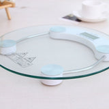 Toughened Glass Electroni Digital Body Scales 180KG Bathroom Gym Smart Scales LCD Display Body Weighing Digital Weight Scale