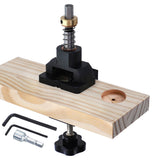 KKmoon 35mm Hinge Hole Opener Self-Clamping Hinge Hole Drilling Jig Set Hinge Hole Locator Guide Kit Woodwooking Tools