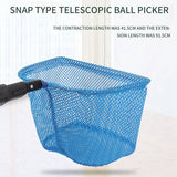 2X Portable Telescopic Scoop Net Table Tennis Ball Picker Net Ping Pong Ball Picking Table Tennis Accessories