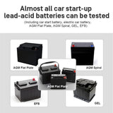 KW208 Car Battery Tester 12V Battery Load Tester Overvoltage Protection Digital Battery Analyzer For Automobile Truck Motorcycle