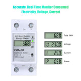 Wifi Smart Home Energy Monitor Real Time Electricity Meter Easy Installation Remote APP Control