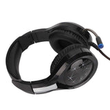 USB Wired Game Headset Noise Cancelling Stereo Headphone with Microphone LED Light for PS4 for PS5 for Xbox for PC
