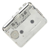 Transparent Cassette Player Portable Cassette Tape To MP3 Player Converter with 3.5mm Headphone Jack WAV MP3 Recording Mode