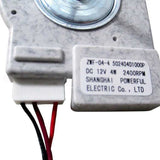 High Quality and Original DC 12V 4W ZWF-02-4 Universal Freezing Fan Motor for Midea Refrigerator 50240401000P Fan Motor 2400PRM