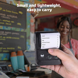 Portable Bluetooth-compatible Label Printer 58mm Wireless Thermal Printer Label Maker for Store Shipping Mini Label Printer