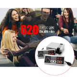 Mini Retro Game Anniversary Edition Console 620 games TV Game Built-in with 2 Controller Red&White
