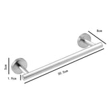 1Pcs Stainless Steel Silver Bathroom Hardware Set Towel Rack Toilet Paper Holder Towel Bar Hook Bathroom Accessories