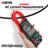 ANENG ST212 6000 Counts Digital Clamp Meter DC/AC Current NCV Tester Multimeter
