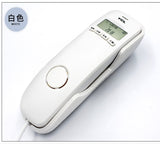 Mini Wall LCD Display Landline Telephone Corded Phone Landline telephones For Home Hotel Small Extension fixed Telephone caller