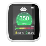 Gas Detector Analyzer Air Quality Monitor CO2 Meter Carbon Dioxide Detector Temperature Humidity Monitor CO2 Alarm Function