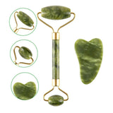Natural Jade Beauty Device Jade Roller Dual-purpose Massage Roller Jade Face Beauty Tool