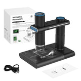 1000x Digital Microscope WiFi Portable Video Microscope USB HD Jewelry Inspection Camera Microscope Handheld/Stand Magnifier