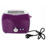 Bread Toaster 2 Slice Stainless Steel Electric Automatic Bread Maker Baking Machine Toast Grill Oven Household For Breakfast