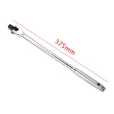 Socket Torque Wrench 1/2 F Rod 15" 18" Long Force Bar Activity Head Wrench with Strong Force Lever Steering Handle for Repairing