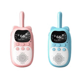 Walkie-Talkie, 3KM Children's Walkie Talkie Parent-Child Interactive LED Light with Waterproof USB Charging