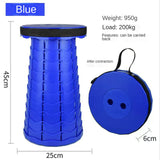 Outdoor Furniture Retractable Stool Chairs Portable Stool Lounge Folding Chair Camping Stool Foldable Convenient Fishing Chair