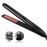 Electric Hair Straightener, Straight Roll Dual-use Splint, Tourmaline Ceramic Perm Device,   Curling Straight Iron Plastic&Metal