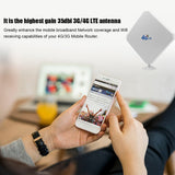 4G Antenna 35dBi LTE Antena 2* SMA/2* CRC9/2* TS9 Connector for 4G Modem Router Adapter Connector Signal Zoom