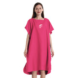 Quick Dry Hooded Towel with Hood Wetsuit Changing Towel Beach Poncho for Beach Kayak Swimming Surfing Beach Outdoor Sports