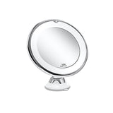 Makeup Mirror With 10x Magnifying Glass LED Light Emitting Flexible Makeup Mirror Portable Dressing Table Makeup Mirror