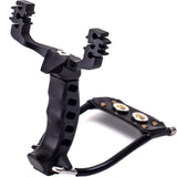 2022 Great Power Slingshot Catapult Hunting Slingshot Outdoor Full Metal Wristband Can Shoot Fish High Slingshot Outdoor Hunting