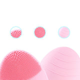 Electric Facial Cleanser Silicone Rechargeable Exfoliator Shower Waterproof Face Cleansing Tool MH88