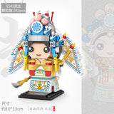 New LOZ Mini Blocks Heads Peking Opera character National Quintessence Building Blocks Toys for Children