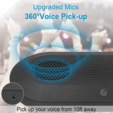 USB Conference Microphone,G95 Computer Speaker With Mic,Enhanced 360°Voice Pickup,Plug&amp;Play PC Mic For Skype,Youtube,Etc