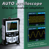 KKMOON DS0120M Professional Digital Oscilloscope 120MHz Bandwidth 500MSa/s Sampling Rate Digital Oscilloscope with Backlight