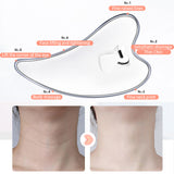 V Face Scraping Plate DropShipping Facial Lifting Gua Sha Massager Electric Red Blue Light Heated Therapy EMS Face Body Slimming