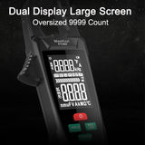Current Clamp Big Screen Professional Digital Multimeter Clamp Meter AC Ammeter PliersTrue RMS Capacitance NCV Ohm Live  Tester