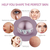 EMS Facial Lifing Device Tighten Skin Roller Vibration Face Slimming  Massager Moisturize Double Chin Remove V-Face Lift Device