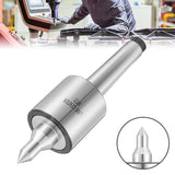 1Pcs MT2 0.001 Accuracy Precision Lathe Live Center Morse Taper Revolving Bearing CNC Turning Lathe Tool For Metal Wood Lathe