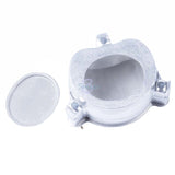 High Quality Black/Sliver Aluminium Denture Flask Press Compress Compressor Tooth Boiled Denture Flasks Equipment Parts