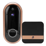 Video Doorbell HD 1080P Two Way Intercom Wireless WiFi Door Bell Night Vision 166° Wide Angle for Home Security 90-260V