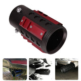 Universal Tail Throat Aluminum Rear Exhaust Tip Refit Tailpipe Industrial Style Suitable for 38mm-63mm Pipes Car Modification
