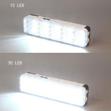 LED Waterproof Emergency light flashlight mini 30 LED 2 Mode Rechargeable Emergency Light Lamp for Home camp outdoor