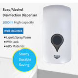 1000ml Manual Pump Soap Dispenser Dispensador de jabon Bathroom Equipment Wall Mount Dispenser For Liquid Soap