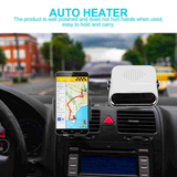 1pc Portable Auto Heater Vehicle Windshield Heater Multi-use Defoggers for Car