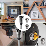 1/2 Inch Shank Router Collet Extension Chuck Converter Adapter,Woodworking Milling Rod Chuck Holder Extender Bit